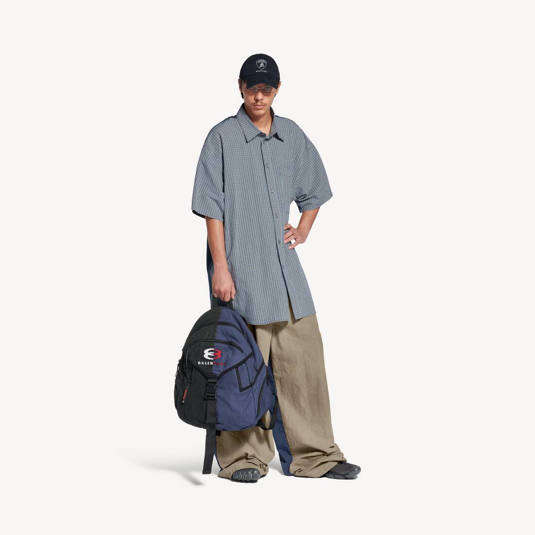 Unity Rucksack Gro&szlig;  f&uuml;r Herren in Schwarz/marineblau | Balenciaga Deutschland DE - Image 6