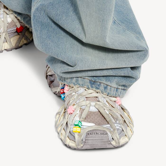Men's 3xl Extreme Lace Trainers in Eggshell/multicolor - Men | Balenciaga United Kingdom EN - Image 3