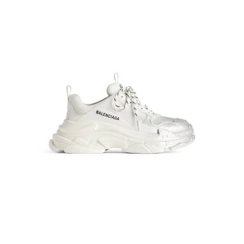 트리플 s 글리터 스프레이 스니커즈