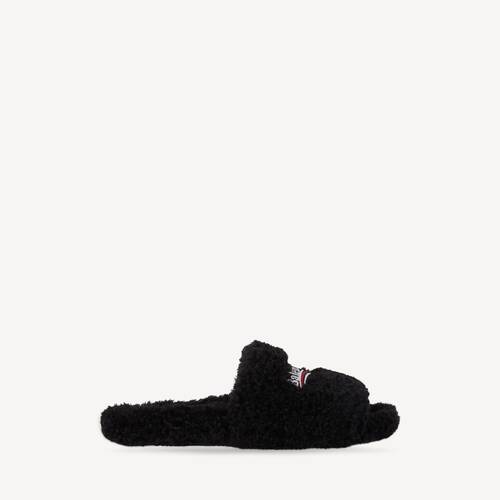 mule ouverte furry