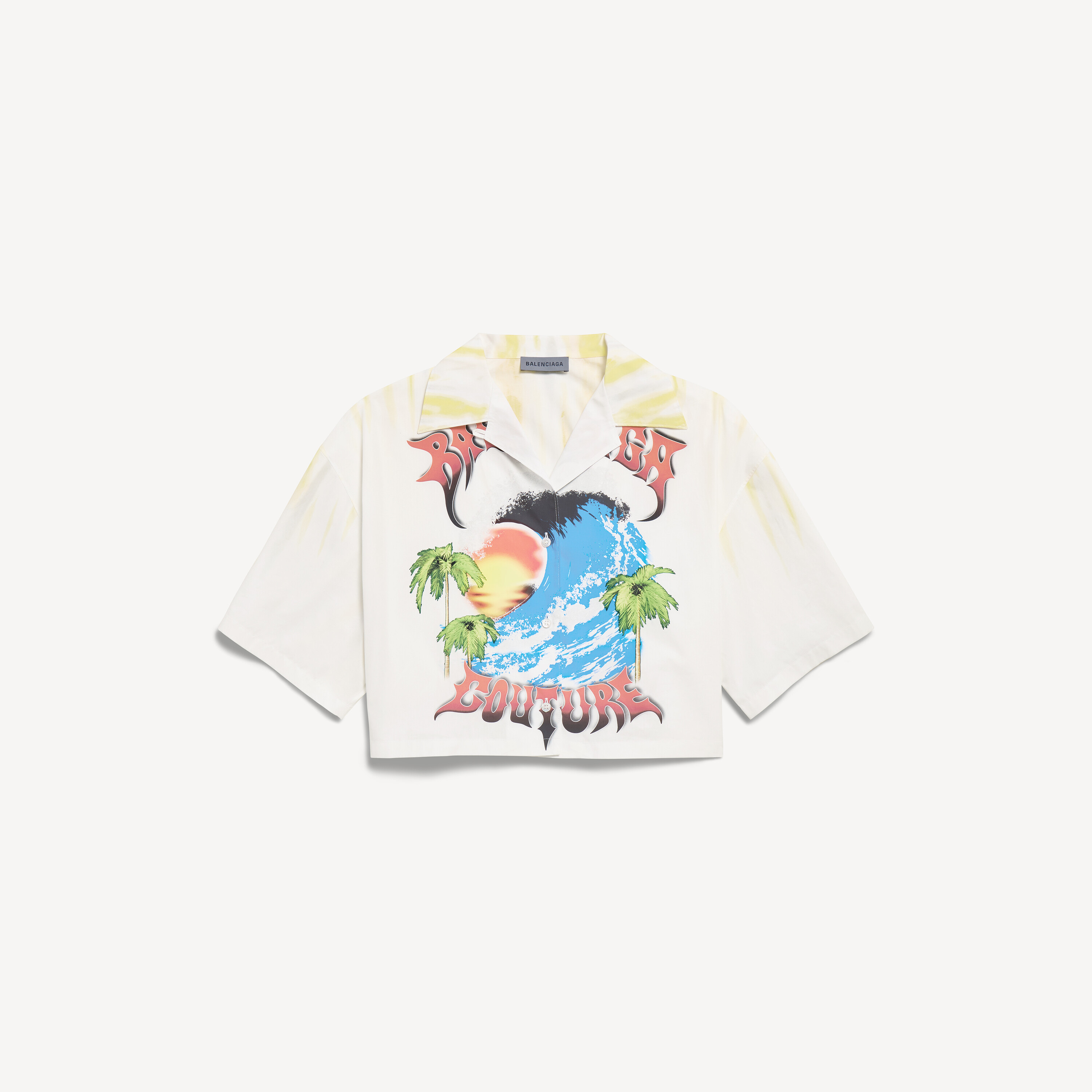Extreme tie dye ボウリングシャツ