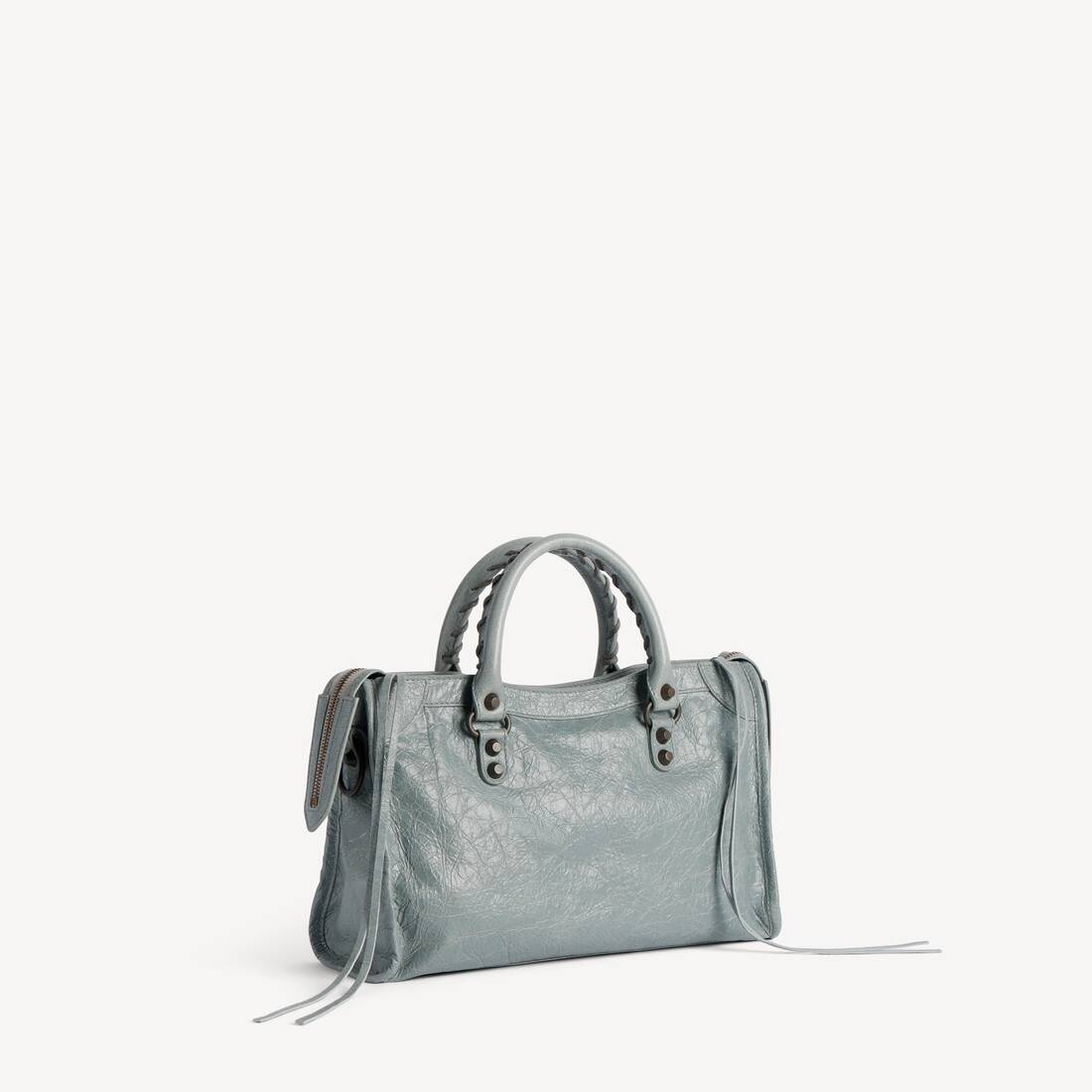 Women's Le City Bag Small in Blue Grey | Balenciaga Australia EN - Image 3