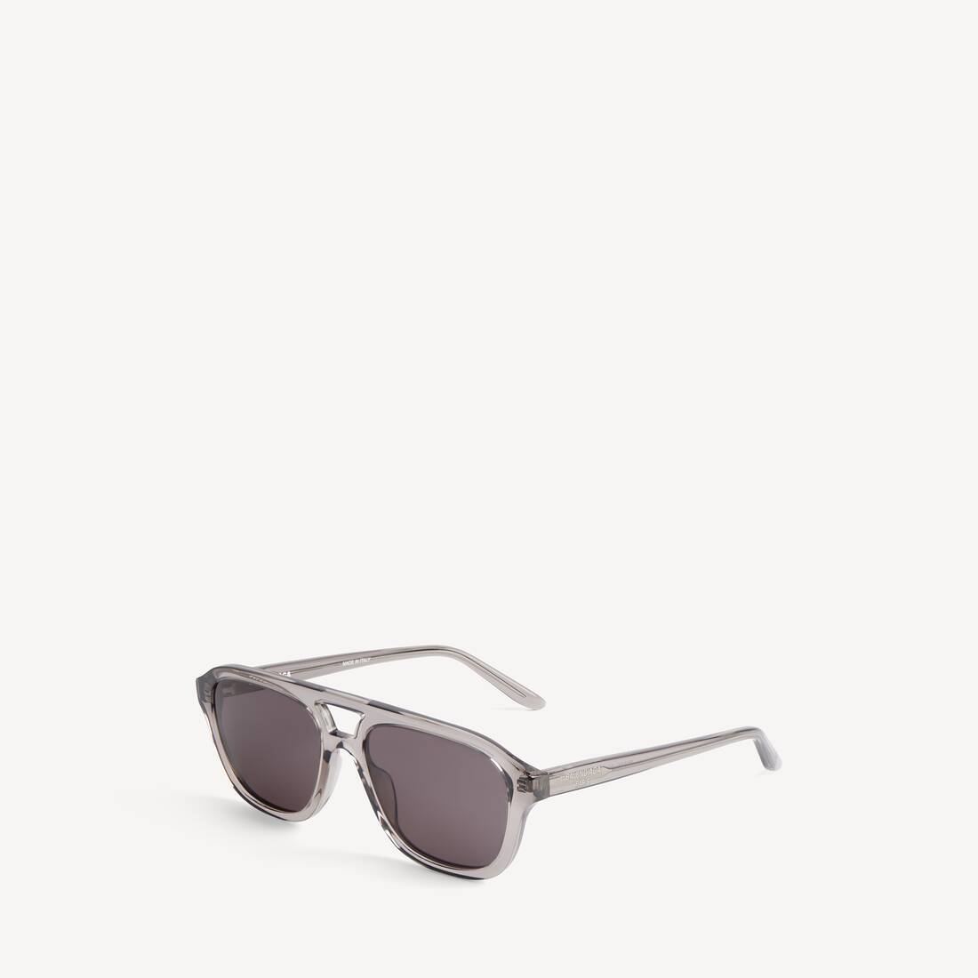 Men's Daily Pilot Sunglasses in Light Grey | Balenciaga Netherlands EN - Image 4