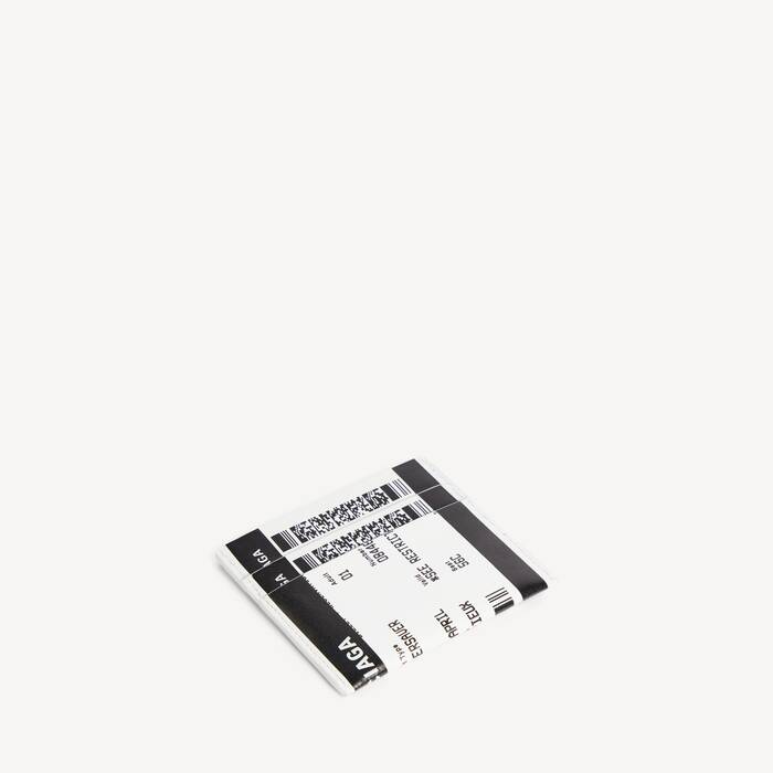 ブラック/ホワイト の メンズ Passport ボーディング カードホルダー - メンズ | Balenciaga 日本 JA - Image 2