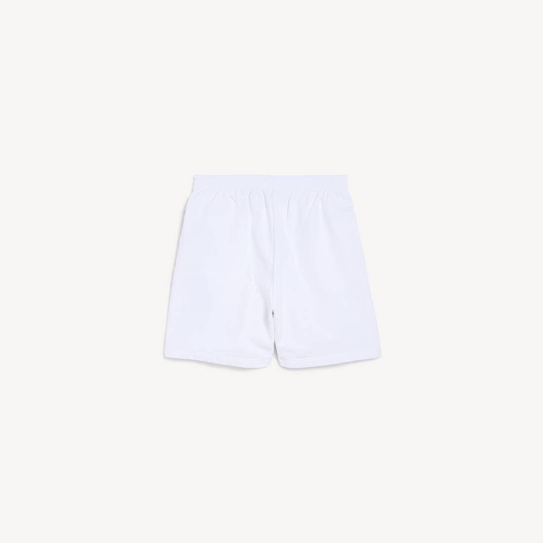 Men's Wet Brush Relaxed Fit Shorts  in White | Balenciaga United States EN - Image 2