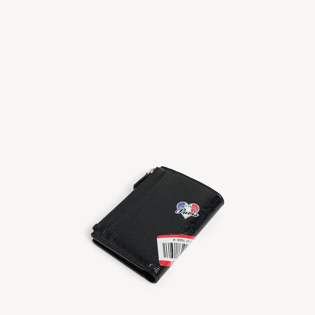 ブラック/マルチカラー の メンズ Cash バーティカル二つ折りカードホルダー | Balenciaga 日本 JA - Image 4