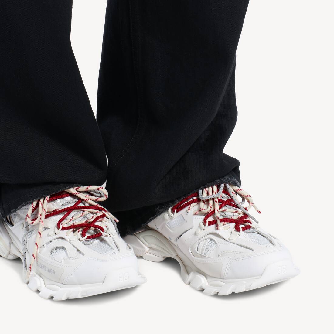 T&ecirc;nis De Cadar&ccedil;o Track Trail para Ele em Branco/vermelho/cinza/preto | Balenciaga Brasil PT - Image 8