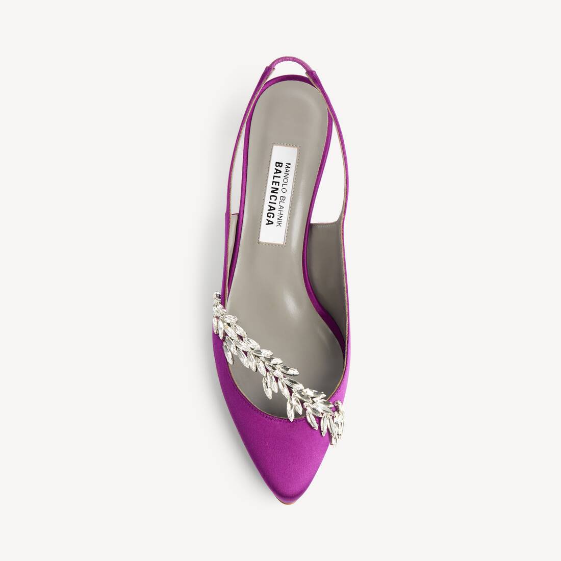 Women's Balenciaga | Manolo Blahnik Slingback in Violet | Balenciaga Ireland EN - Image 4
