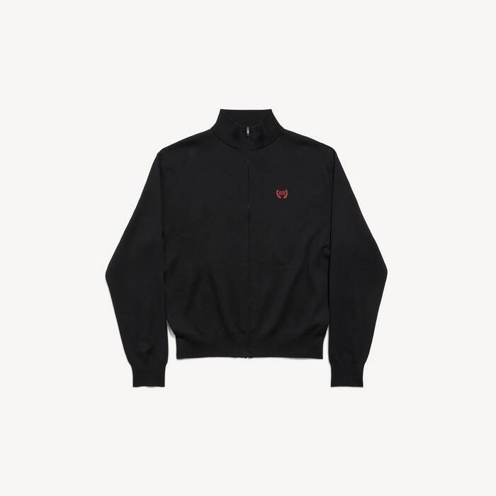 laurel classic ジップアップ セーター