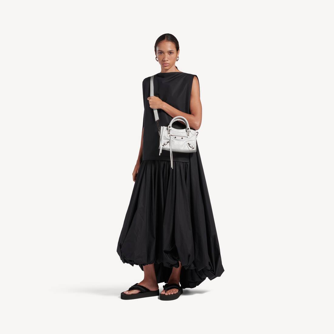 Women's Le City Bag Mini in Optic White | Balenciaga United States EN - Image 7