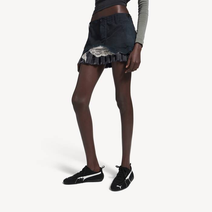 여성 패치드 카고 스커트 앤트러사이트 - 여성 | 발렌시아가 대한민국 KO - Image 3