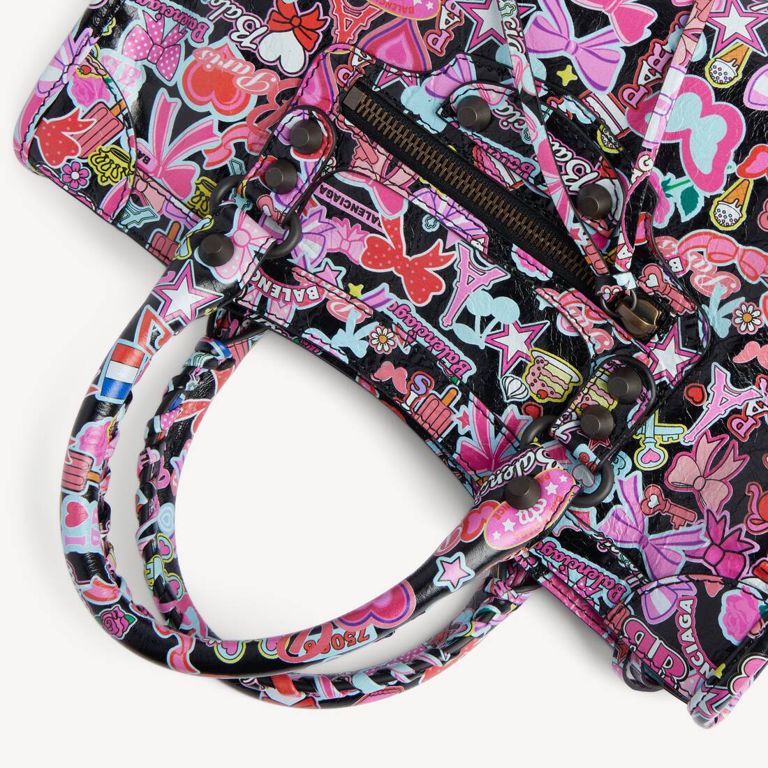 Le City小号手袋 为 所有 在 黑/彩色 | Balenciaga 新加坡 ZH - Image 6