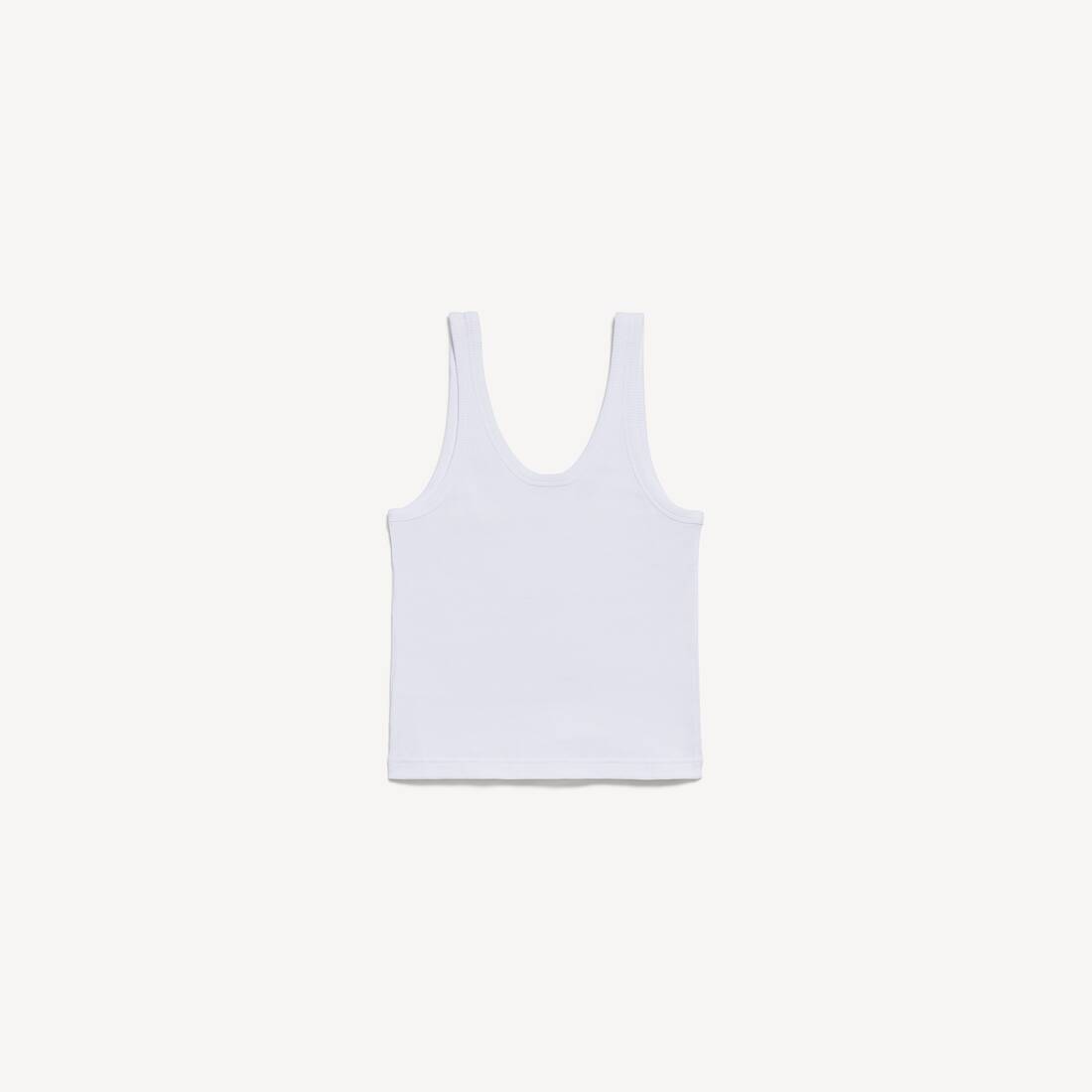 Women's Tank Top in White | Balenciaga Japan EN - Image 2
