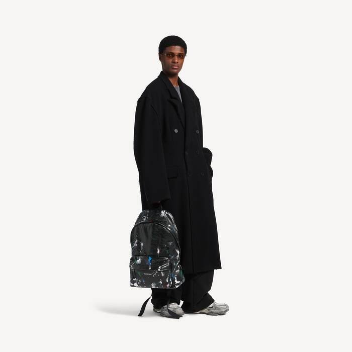 Men's Explorer Backpack in Black/multicolor - Men | Balenciaga United States EN - Image 3