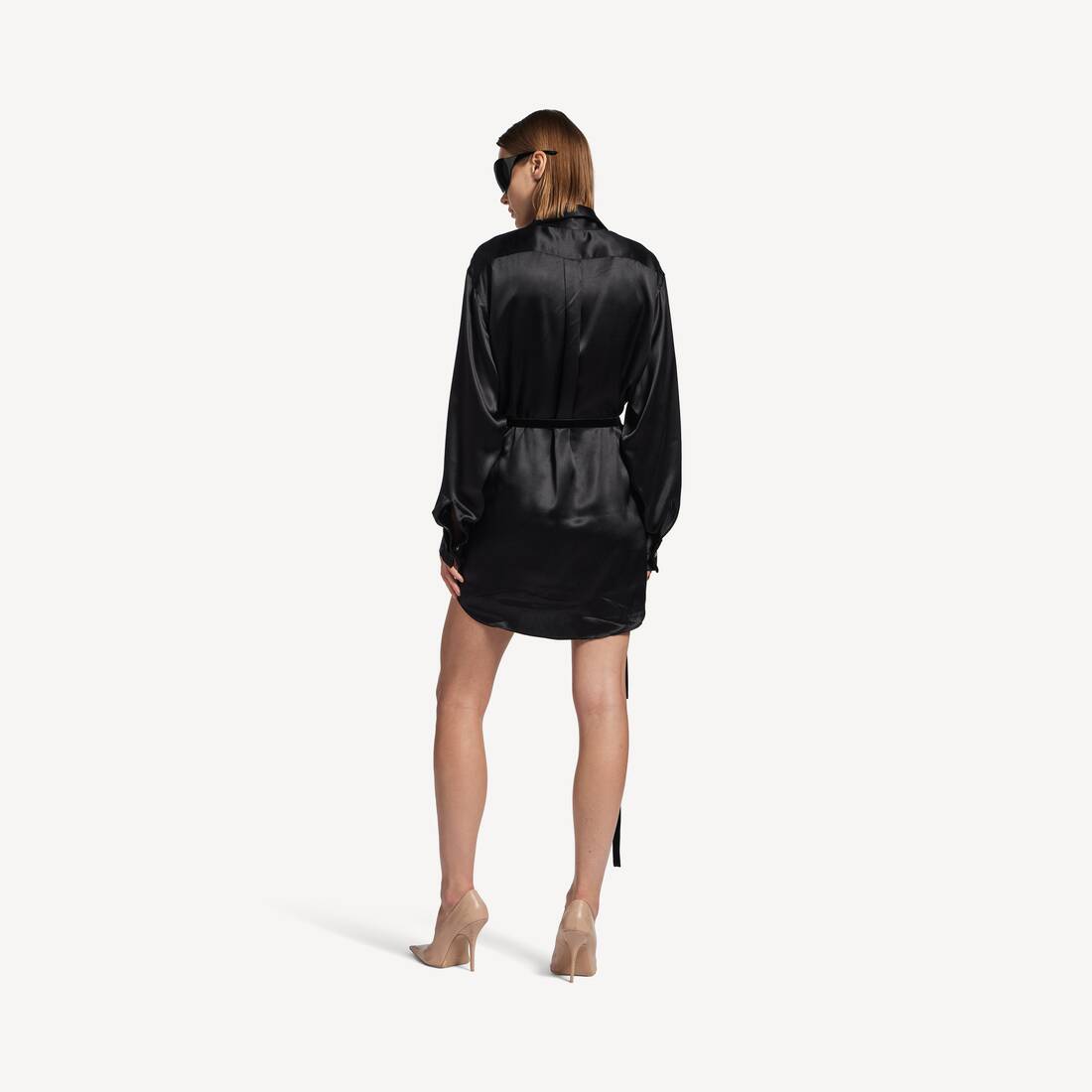 Balenciaga Wrap Dress - Black - Women Balenciaga Wrap Dress - Black - Women