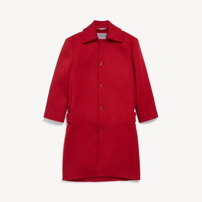 レッド の メンズ ダブルカーコート - メンズ | Balenciaga 日本 JA - Image 2