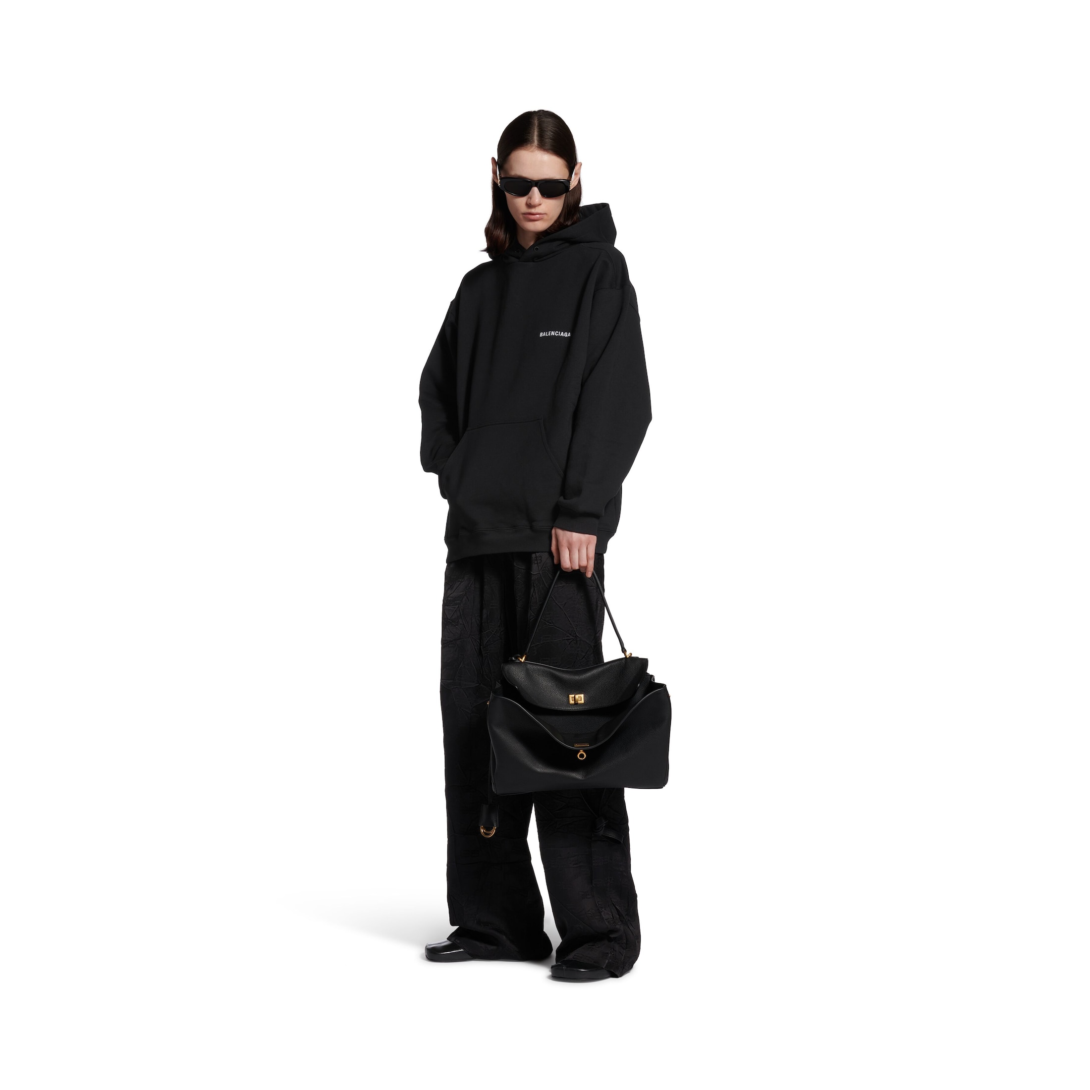 balenciaga back hoodie regular fit