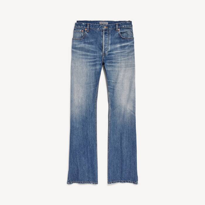 distressed patched jeans