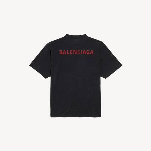 balenciaga back medium fit t-shirt