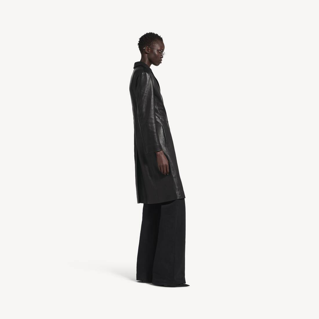 Manteau Ajust&eacute; pour Femme en Noir | Balenciaga Belgique FR - Image 3