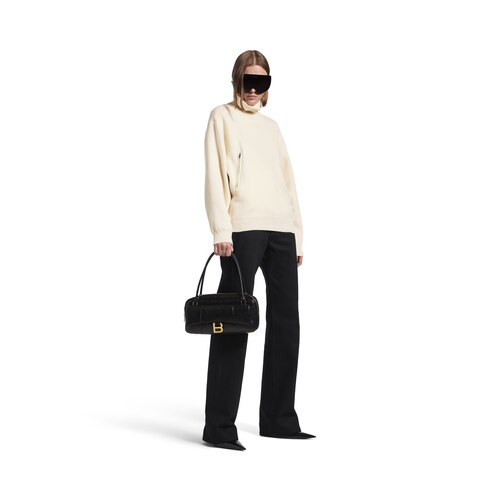 back-to-front high neck sweater