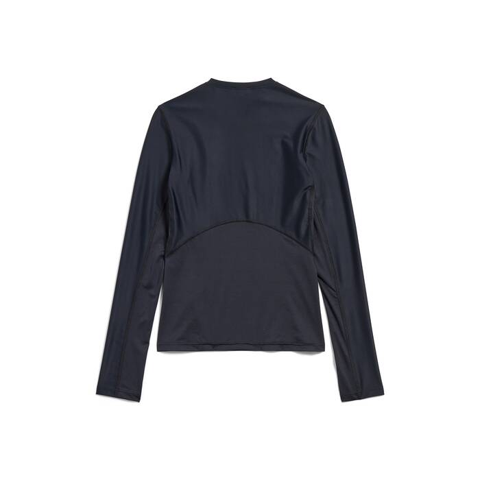 top de manga larga ajustado