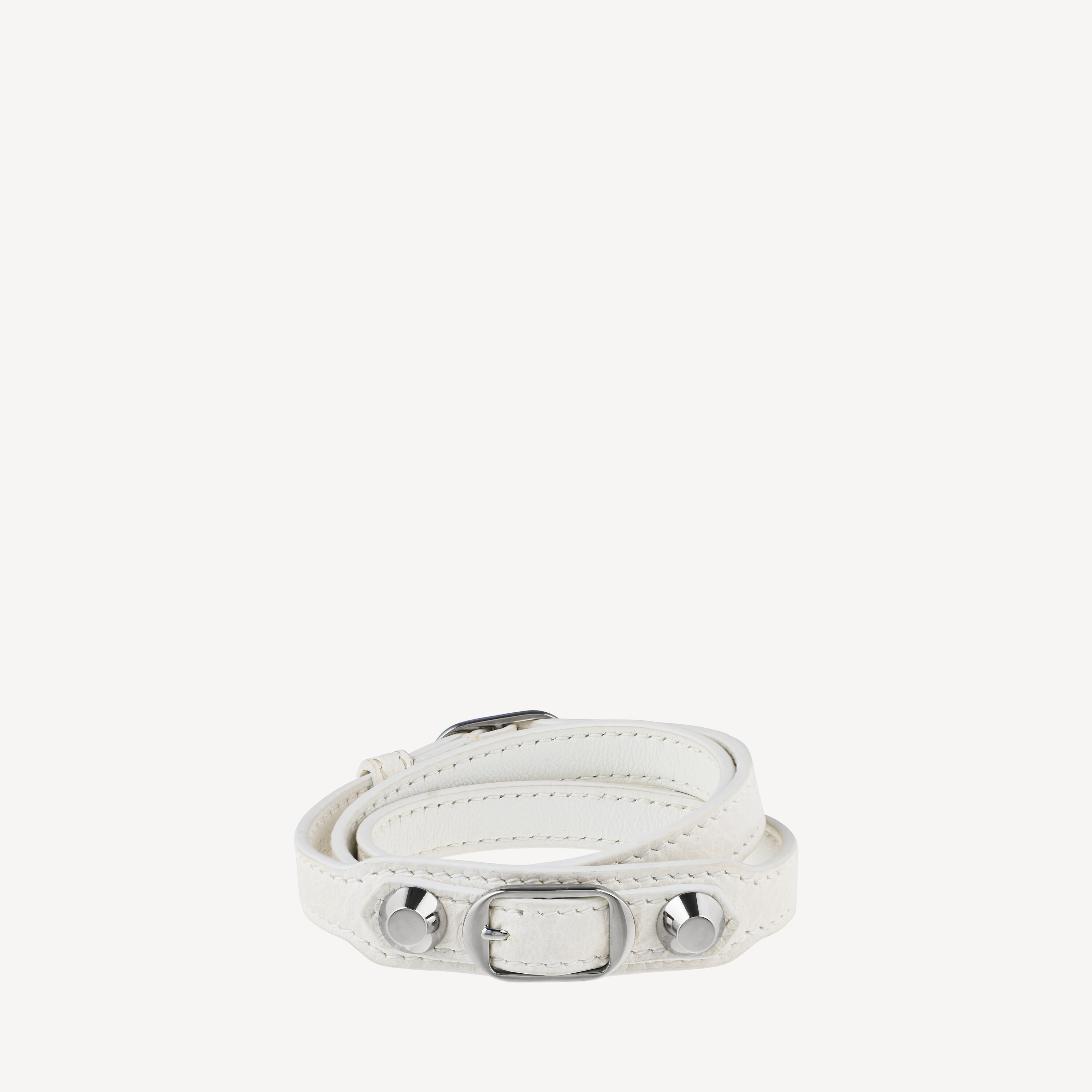 Women's City Triple Bracelet in Optic White/shiny Silver