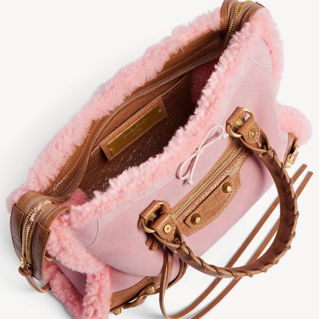 Women's Le City Bag Small in Light Bubble Gum | Balenciaga Austria EN - Image 5