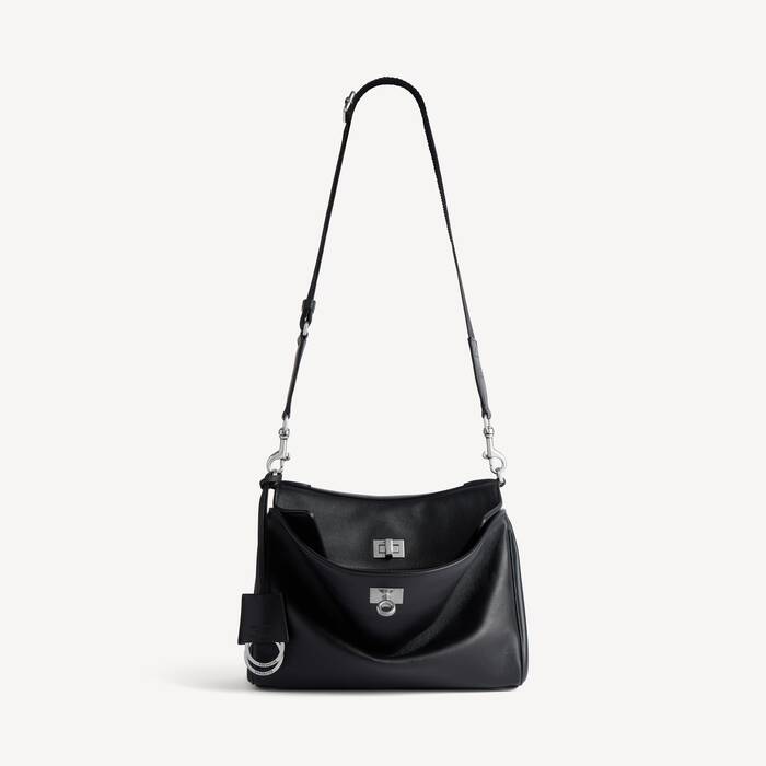 Sac Messenger Rodeo Petit pour Homme en Noir - Homme | Balenciaga Monaco FR - Image 1