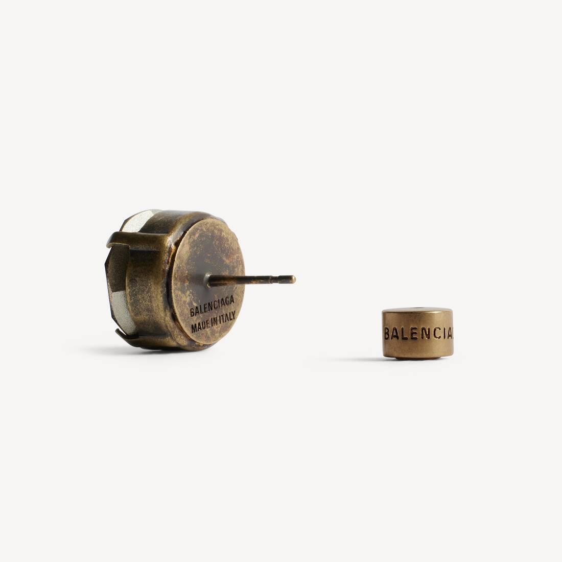 Women's Gala Earrings Set in Dark Gold/smoke | Balenciaga Poland EN - Image 3