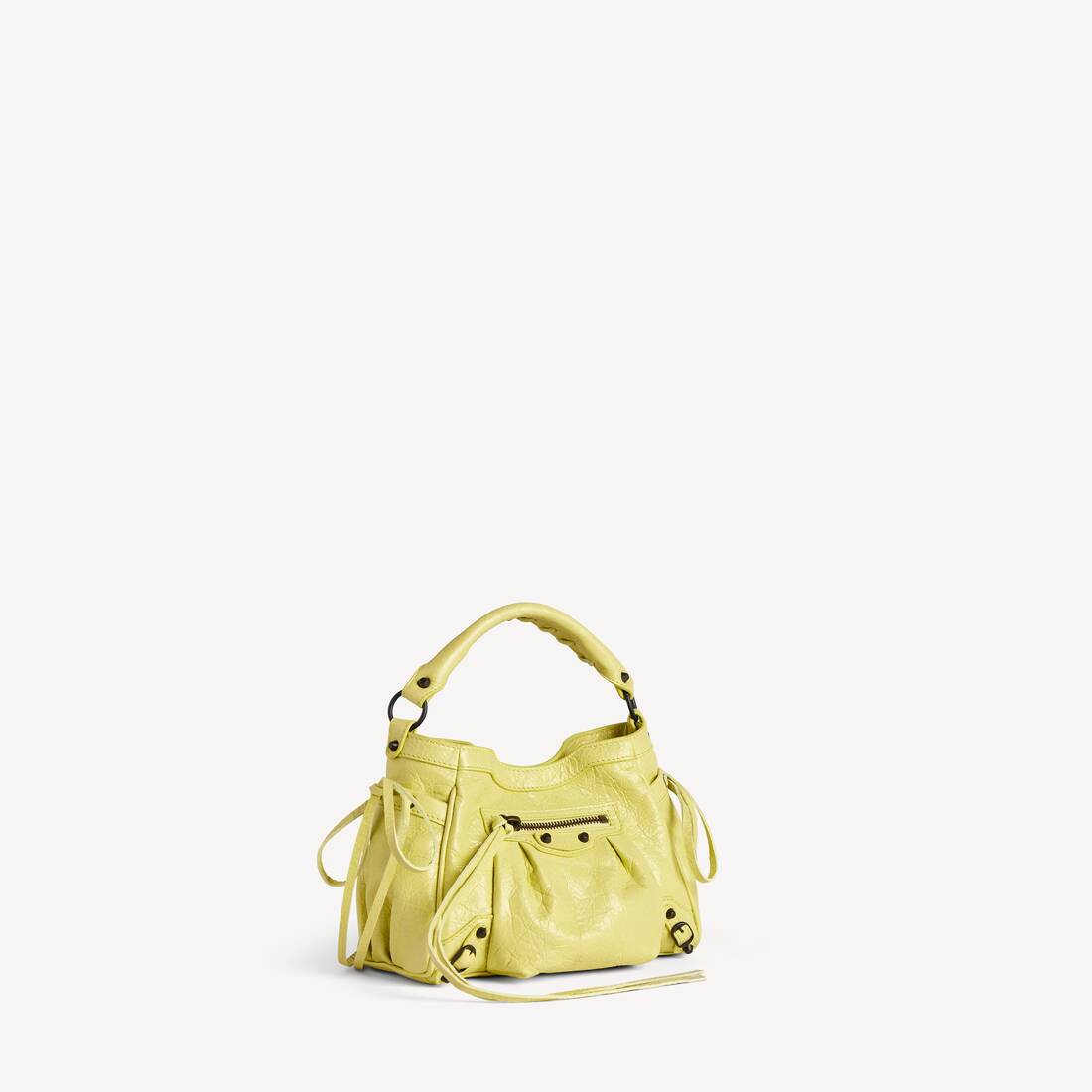 Bolso Cubo Le City Nano para Mujer en Limonada | Balenciaga Espa&ntilde;a ES - Image 2