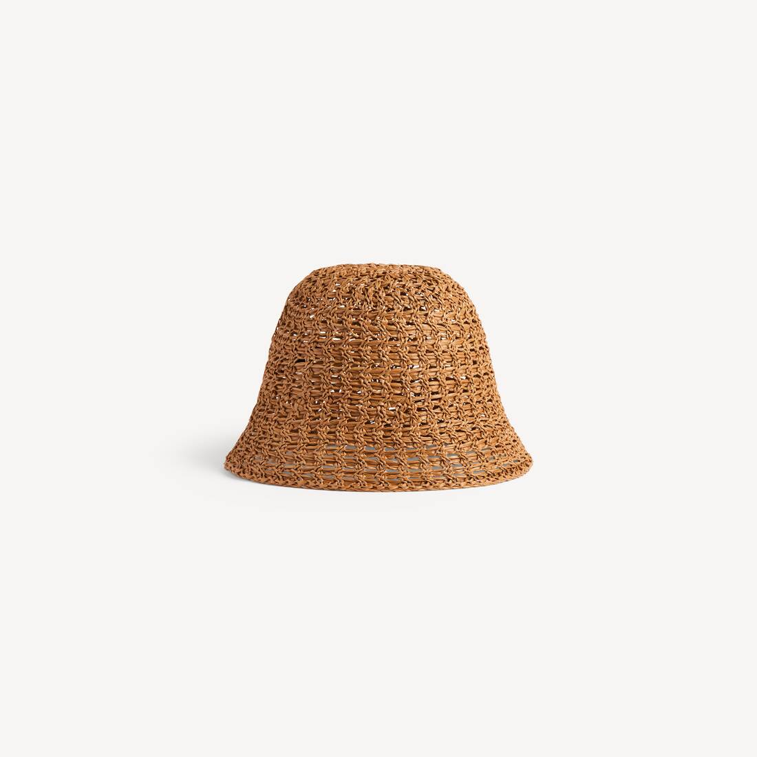 Sombrero De Pescador De Rafia para Mujer en Beige | Balenciaga Espa&ntilde;a ES - Image 2