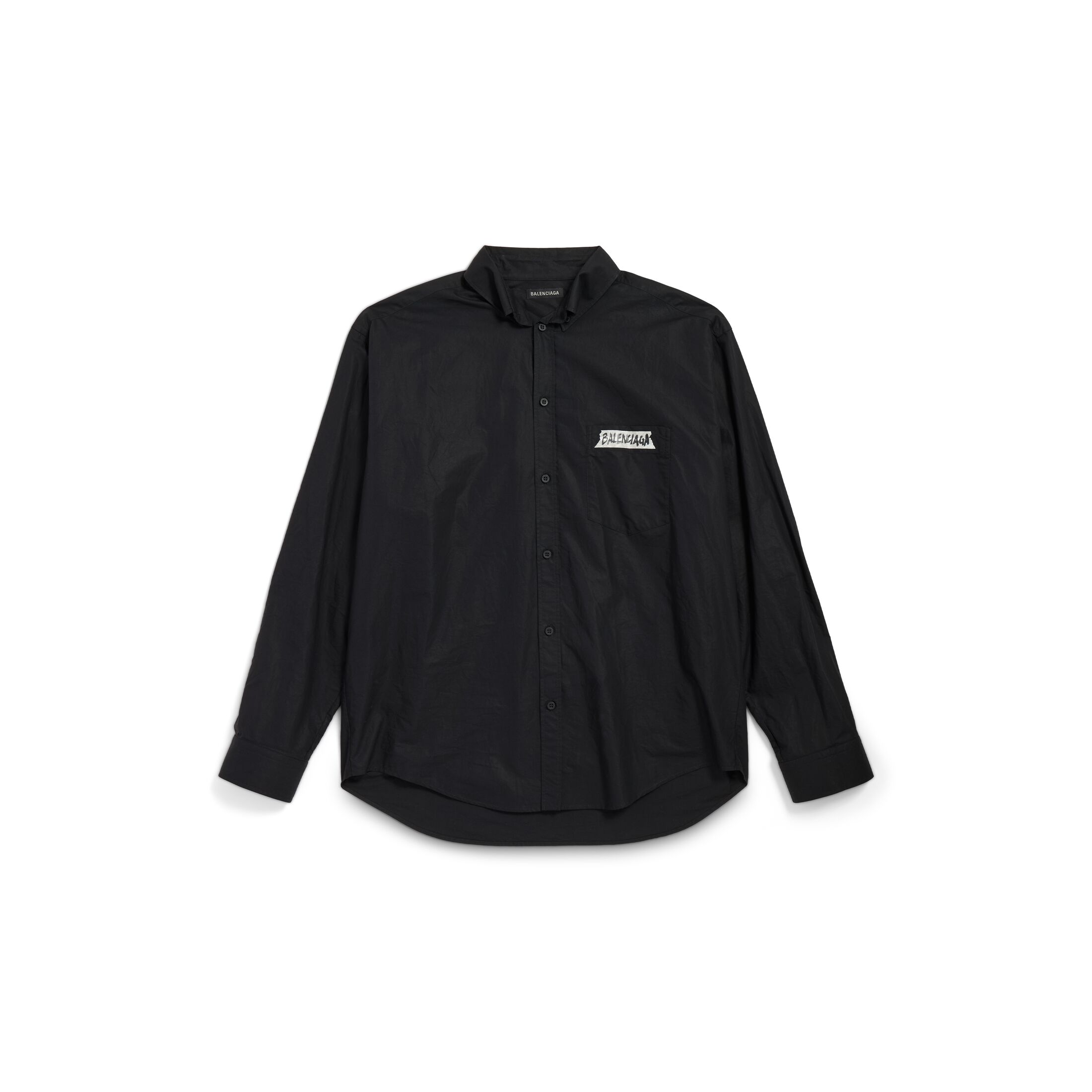 masking tape long sleeve shirt large fit