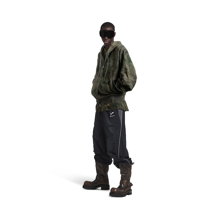 diamond b オーバーサイズ ジップアップ hoodie