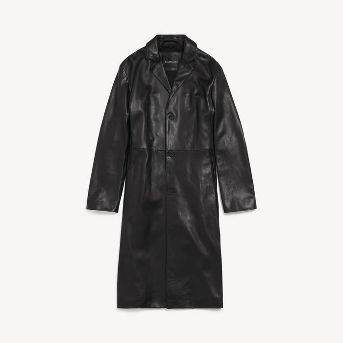 Cappotto Aderente da Donna in Nero - Donna | Balenciaga Italia IT - Image 2