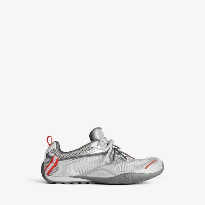 Men's Radar Gradient Lines Sneaker in Grey/light Grey/red - Men | Balenciaga Hong Kong SAR EN - Image 1