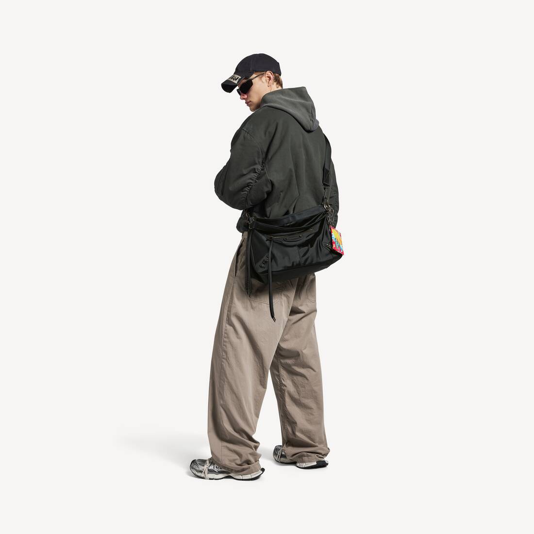 Men's Le City Moto Medium in Black | Balenciaga Australia EN - Image 9