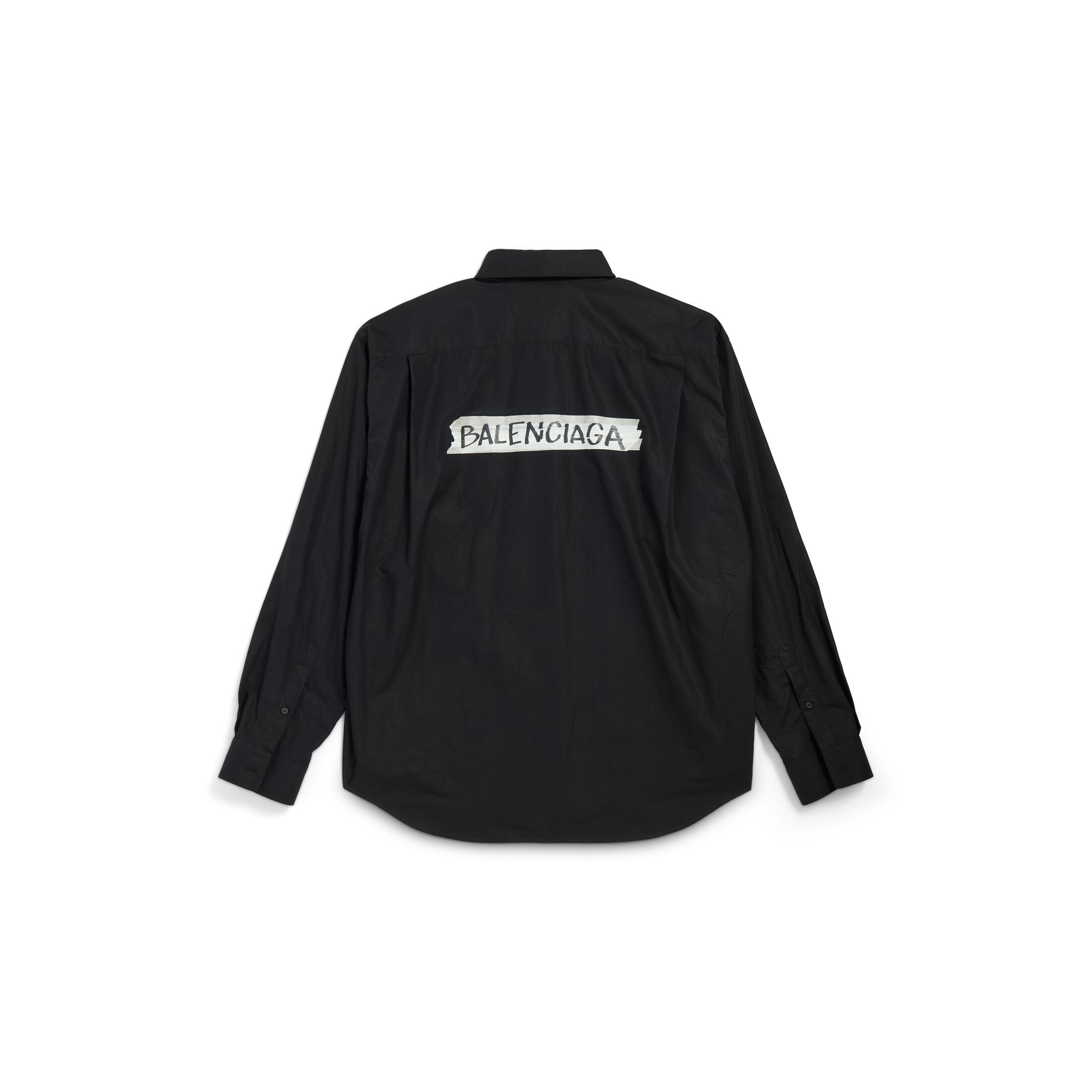 masking tape long sleeve shirt large fit