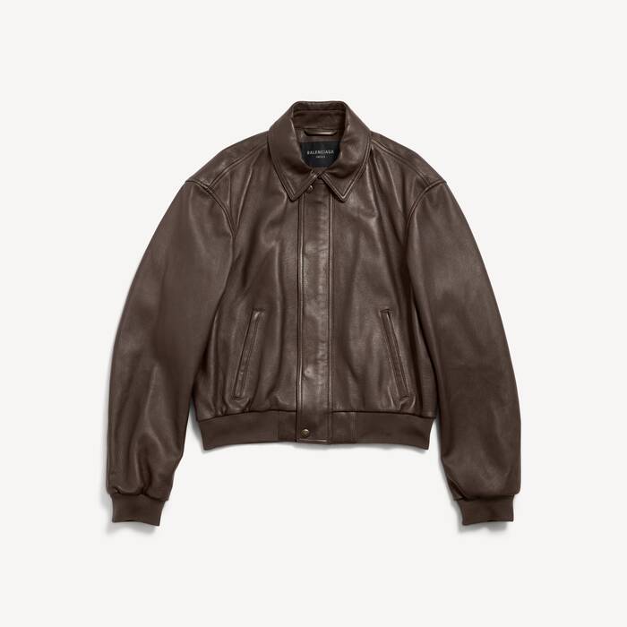 Veste Taxi pour Homme en Marron Fonc&eacute; - Homme | Balenciaga Belgique FR - Image 2