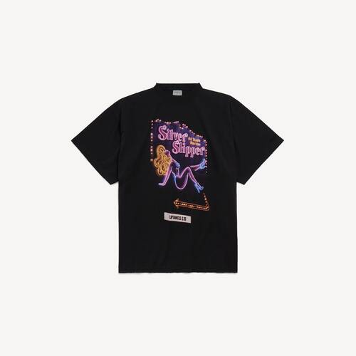 silver slipper oversized t-shirt