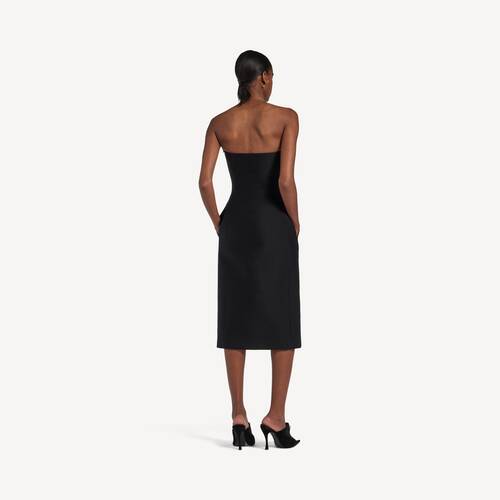 midi bustier dress