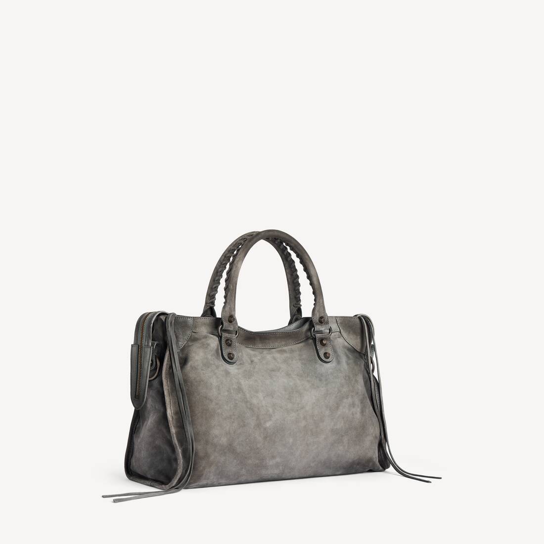 Women's Le City Bag Medium in Storm Grey | Balenciaga United States EN - Image 3