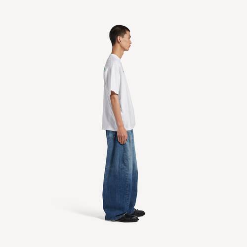 balenciaga back t-shirt mittlere passform