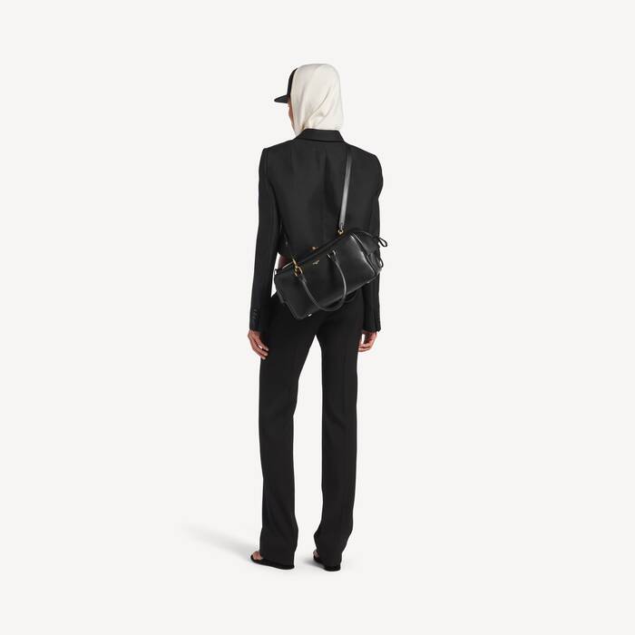 Sac Bowling Le 7 Moyen pour Femme en Noir - Femme | Balenciaga Suisse FR - Image 3
