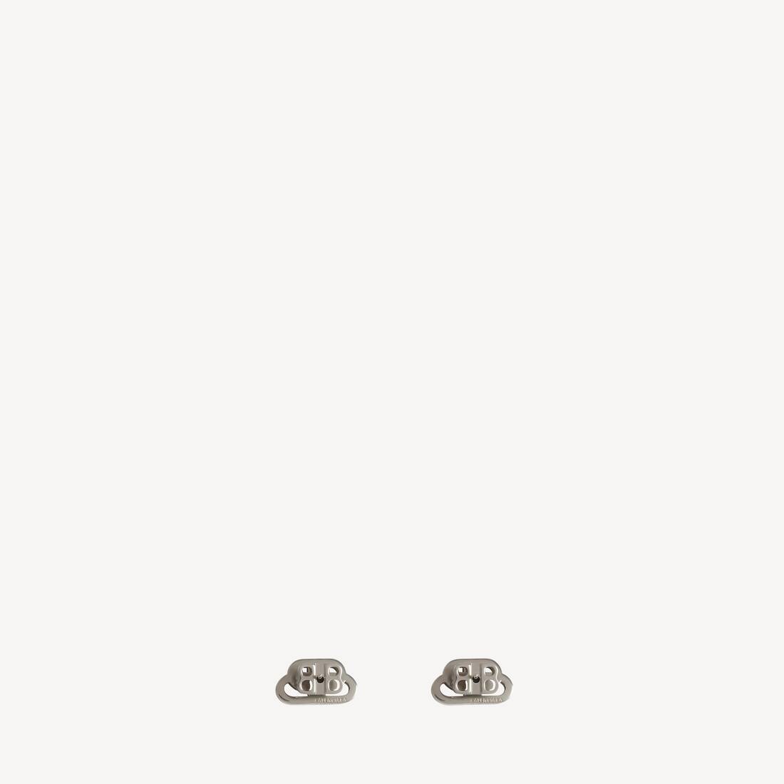 Boucles D'oreilles Bb Xs Stud in Argent | Balenciaga France FR - Image 2