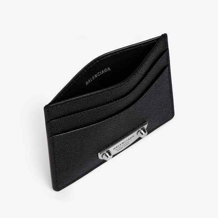 Men's Le City Uptown Card Holder in Black - Men | Balenciaga Denmark EN - Image 3