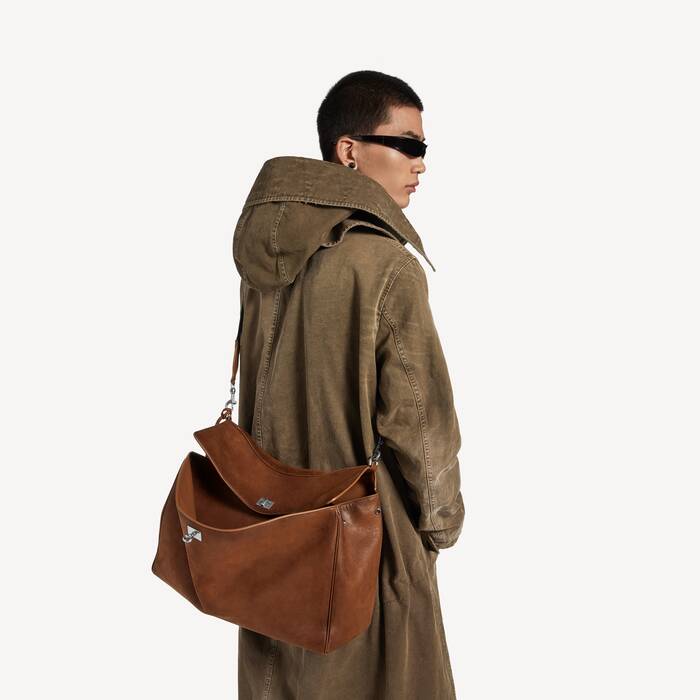 Men's Rodeo Messenger Bag Medium in Caramel - Men | Balenciaga Netherlands EN - Image 2