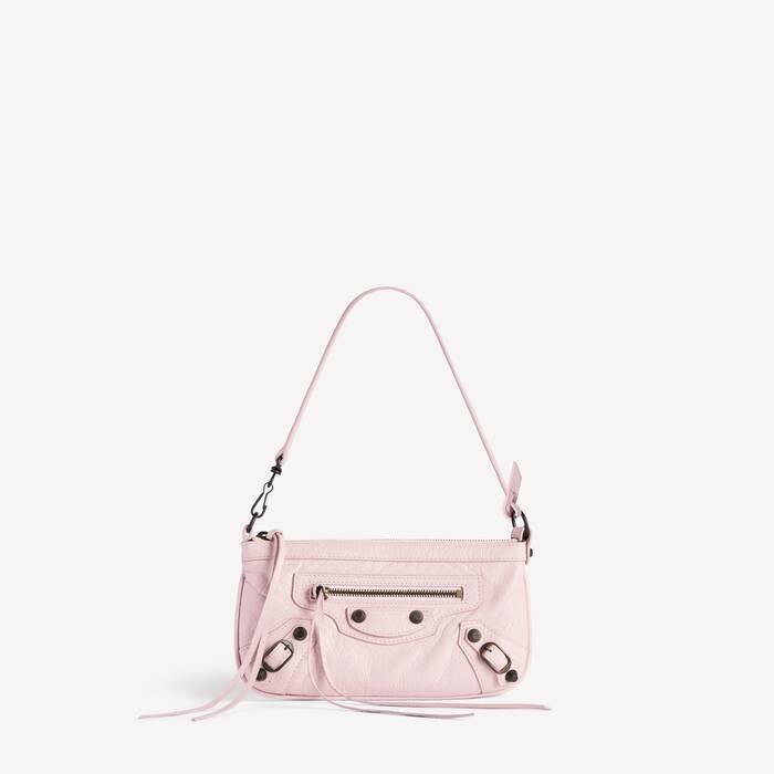 Bolsito Con Correa Le City para Mujer en Rosa P&eacute;talo - Mujer | Balenciaga Espa&ntilde;a ES - Image 1