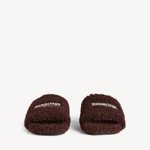 mule ouverte furry