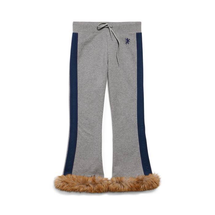 lion flared capri sweatpants
